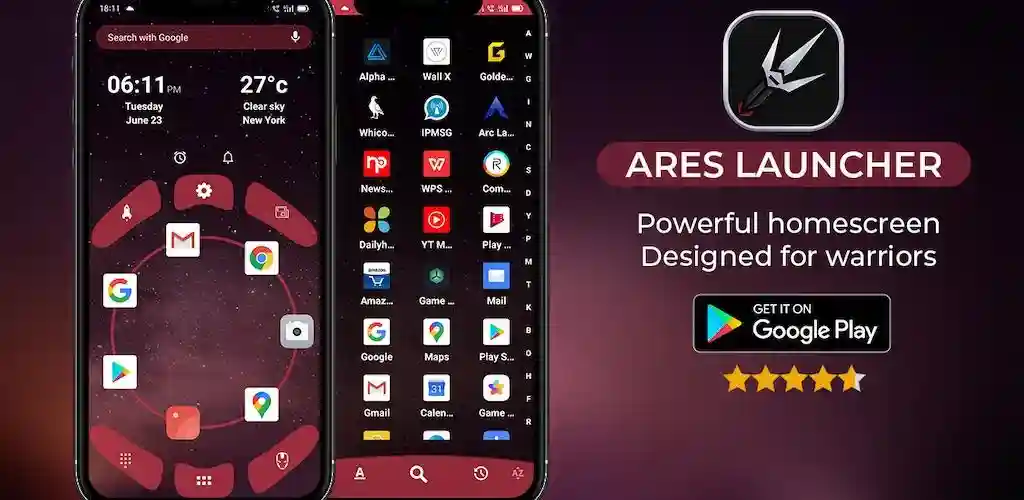 Ares Launcher with 4D Themes 1