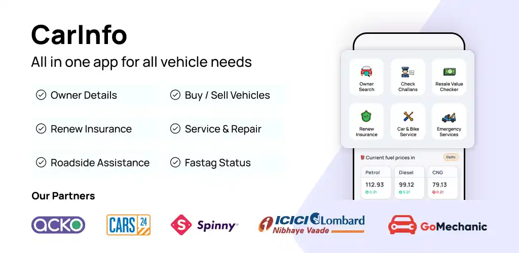 CarInfo RTO Vehicle Info App 1
